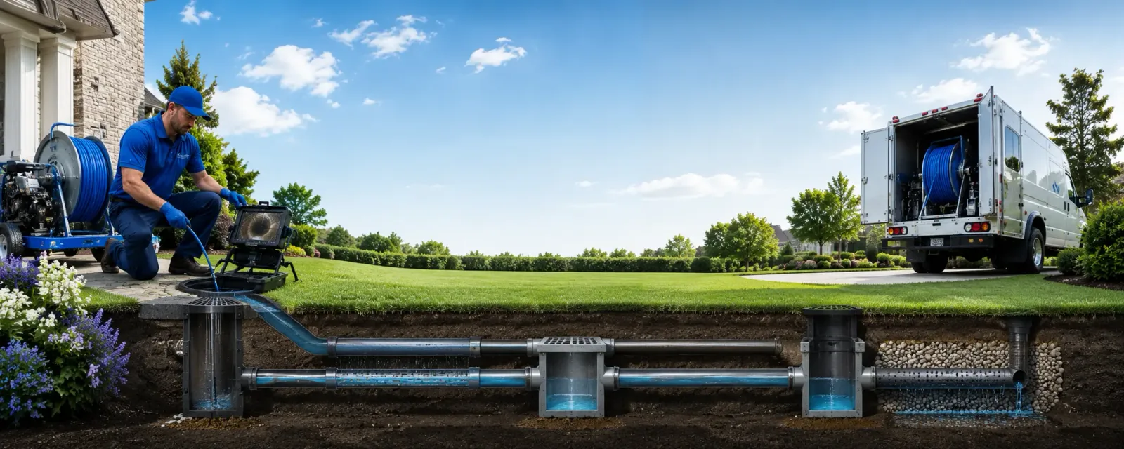 Outdoor drain cleaning information for Latham, IL