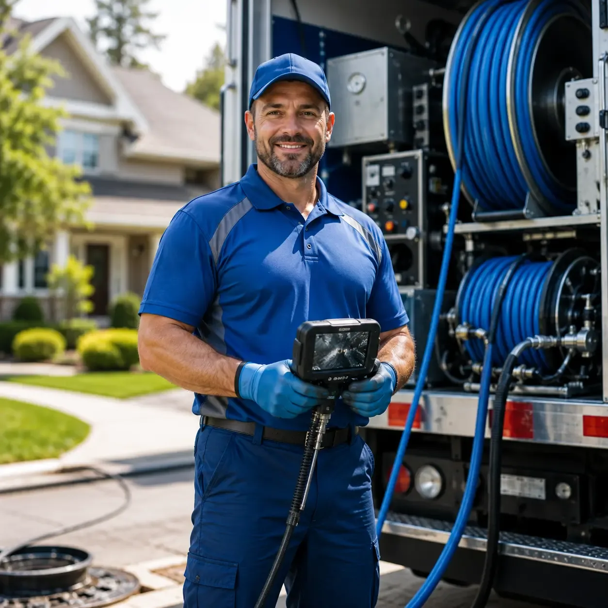 Local outdoor drain cleaning specialists in Latham, IL